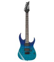Ibanez GRG120QASP 6 String Solid Body Electric Guitar - Blue Gradation Finish