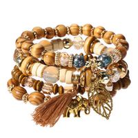 Wooden Beads Multilayer Bracelets