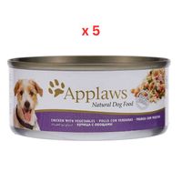 Applaws Dog Chicken With Vegetable 156G (Pack Of 5)