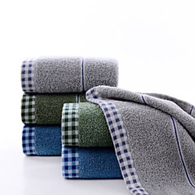 towel cotton factory direct sales, weak twist, thicker, larger houndstooth gift soft one-piece delivery for household daily use Lightinthebox
