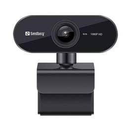 Sandberg 133-97 Flex 1080P HD USB Webcam, Black