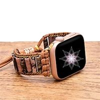 1PC Smart Watch Band Compatible with Apple iWatch Apple Watch Ultra 49mm Series 87654321  SE Handmade Braided Rope for iWatch Smartwatch Strap Wristband Fabric Handmade Adjustable Breathable Lightinthebox - thumbnail