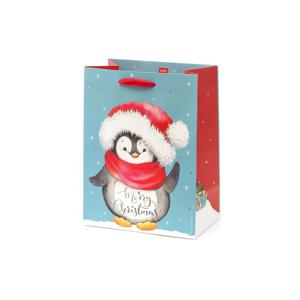 Legami Christmas Gift Bag - Medium - Penguin