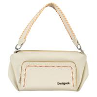 Desigual White Polyethylene Handbag - DE-26959