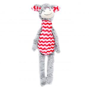 Freedog Neddy Plush Toy With Squeaker - Red