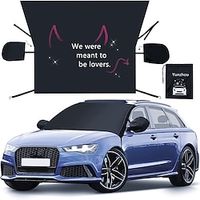 Protector Car Cover Car Windshield Cover for Ice and Snow Winter Frost Windshield Snow Ice Removal Cover Windscreen Winter Cover with Side Mirror Covers for Most Cars Trucks Vans and SUVs Royalo0.3kg Lightinthebox - thumbnail