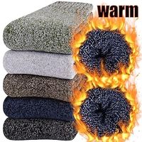 1 Pairs Thermal Socks For Men, Men's Thermal Socks Multipack Warm Socks Men Thermal Wool Warm Winter Socks For Men Thick Socks For Boots Wool Socks miniinthebox - thumbnail