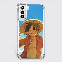 One Piece Cartoon Characters Phone Case For S22 S21 S20 Plus Ultra FE S10 S9 S8 S7 Plus Edge A32 A22 A12 A02 A21s Unique Design Protective Case Shockproof Dustproof Back Cover TPU Lightinthebox - thumbnail