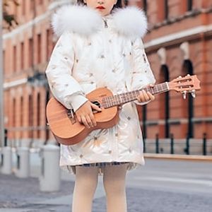 Kids Girls' Down Coat Solid Color Cool Zipper Outdoor Coat Outerwear 4-12 Years Spring Pink Purple Beige Lightinthebox
