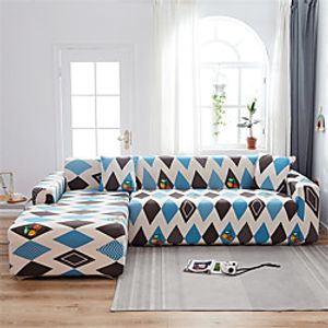 Print Dustproof Stretch Slipcovers Stretch Sofa Cover Super Soft Fabric Couch Cover Fit For 1 to 4 Cushion Couch And L Shape Sofa (You will Get 1 Throw Pillow Case as free Gift) miniinthebox