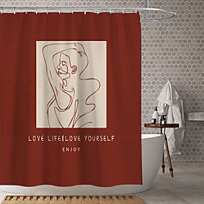 Waterproof Fabric Shower Curtain Bathroom Decoration and Modern and Classic Theme.The Design is Beautiful and DurableWhich makes Your Home More Beautiful. Lightinthebox