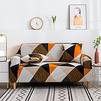2021 New Stylish Simplicity Print Sofa Cover Stretch Couch  Super Soft Fabric Retro Hot Sale Dark GrayCouch Cover miniinthebox - thumbnail