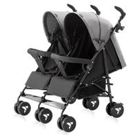 Teknum Twin Stroller Fellow - Grey TK_TWSFE_GY