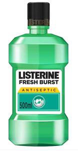 Listerine Mouthwash Fresh Burst 500ml Pack of 4 (UAE Delivery Only)