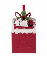 Homesmiths Christmas 4 inch Met Letters to Santa Mailbx - thumbnail