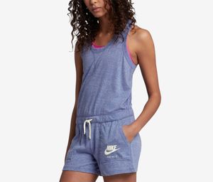 Sportswear Gym Vintage Romper  Purple Slate