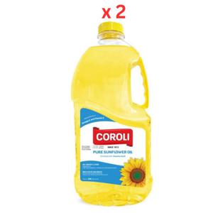 Coroli Sunflower Oil, 3 Liter Pack Of 2