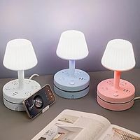 Desk Lamp Socket LED Desk Lamp Desk Bedside Night Light With Socket Can Be Used In Multiple Functions. 3 Kinds Of Lights Adjustable. 3socket2usb Interface1type-c Interface1mobile Phone Holder Lightinthebox