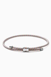 Orson Pull Bungee Rope Bracelet in Sterling SIlver