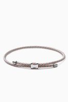 Orson Pull Bungee Rope Bracelet in Sterling SIlver - thumbnail