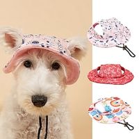 New Cross-border Cute Amazon Size Dog Cat Fashion Sun Hat Rabbit Cartoon Bow Pet Princess Hat Lightinthebox - thumbnail