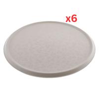 Georplast Alfa Food Placemat - Grey (Pack of 6)