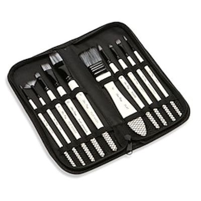 Professional Painting Set of 10pcs, Acrylic Oil Watercolors Artist Paint Brushes with Porable Bag Lightinthebox