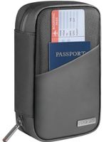 Promate Gearsuit Travel Accessories Organizer Wallet Unisex, IPX 3 Water Resistant, Black Promate Gearsuit Travel Accessories Organizer Wallet Unisex, IPX 3 Water Resistant, Black