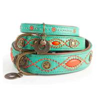 Dog With A Mission Janis Dog Collar - Turquoise, XS 23-29X2Cm