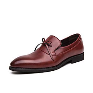 Men's Unisex Loafers  Slip-Ons Tassel Loafers Dress Loafers Penny Loafers Business Casual Classic Daily Party  Evening Leather Cowhide Non-slipping Height-increasing Shock Absorbing Red Black Brown miniinthebox