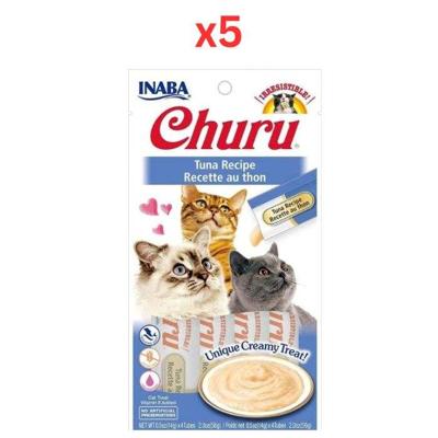 Inaba Churu Tuna 56G 4 Sticks (Pack of 5)
