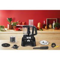 MOULINEX Double Force Food Processor, Black, Plastic, FP821827, 1 year warranty (MOU-FP821827)