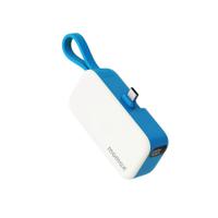 Momax 1-Power Mini 5000Mah 3-In-1 Power Bank With USB-C Plug - Blue - thumbnail