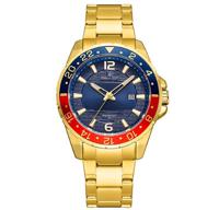 Kenneth Scott Men's Analog D.Blue Dial Watch - K22041-GBGN