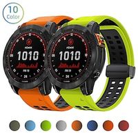 QuickFit 22mm 26mm Silicone Smart Watch Band Bracelet for Garmin Fenix 7X 7 Solar/6X 6 Pro 5 5X Plus 3 3HR/Epix miniinthebox - thumbnail