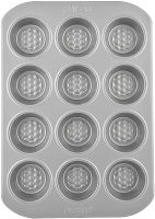 Prestige Non-Stick Deep Muffin Tin, 12 Cup, Grey, PR57127