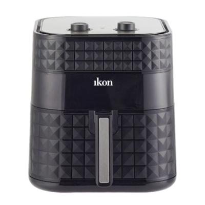 Ikon 7.5 Liter Air Fryer, Black/Silver - IK-AF705Y