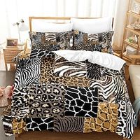 fur and pelts of various animals Pattern Duvet Cover Bedding Sets Comforter Cover with 1 print Print Duvet Cover or Coverlet,2 Pillowcases for Double/Queen/King miniinthebox - thumbnail