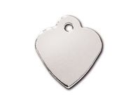 The Hillman ID Tag - Heart Small Brass Dog And Cat