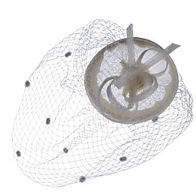 Women's Ladies Tiaras Fascinators For Wedding Party / Evening Prom Princess Feather Fabric Gray White Black miniinthebox