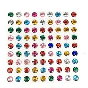 2 Sheets Gem Stickers for School Student Notebook Waterproof Self-adhesive Luxury for Women Girls Kids miniinthebox