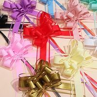 10pcs Gift Wrapping Pull Bow,For Christmas Gift Decor,Gift Basket/Gift Bag/Gift Box Wrapping Decor,Florist Packaging miniinthebox - thumbnail