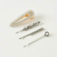 Assorted 4-Piece Hair Pin and Clip Set