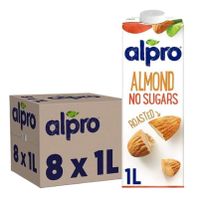 Alpro Almond Sweetened Drink 1L, Box of 8