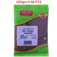 Natures Choice Dry Lemon Powder - 100 gm Pack Of 48 (UAE Delivery Only)