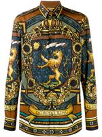 Dolce & Gabbana Heraldry print shirt - Brown - thumbnail