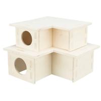 Trixie 3 Chambers Small Pet House 30X12X30Cm