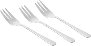 Winsor 18/10 Stainless Steel Pilla Fruit Fork Set - 3 Pieces, Silver, WR34100FF