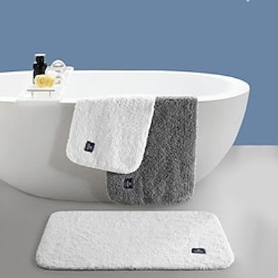 Simple Hotel Cotton Floor Towel, Bathroom Thickening Floor Mat, Pure Cotton Absorbent Does Not Lose Hair, Bathroom Towel Machine Washable Lightinthebox