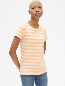Vintage Wash Stripe Crewneck T-Shirt